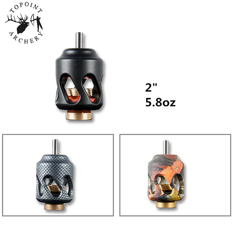 2 &quotРекурсивный лук стабилизатор для стрельбы из лука демпфер губный глушитель