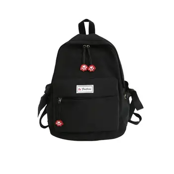 

WoMan Canvas Travel Backpack Teenagers Girls Rucksack Laptop Book Schoolbag Bags