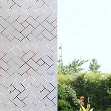 SUNICE прозрачная матовая квадратная виниловая пленка на окно, декоративная наклейка для ванной комнаты, кухни, дома, офиса, легко устанавливается