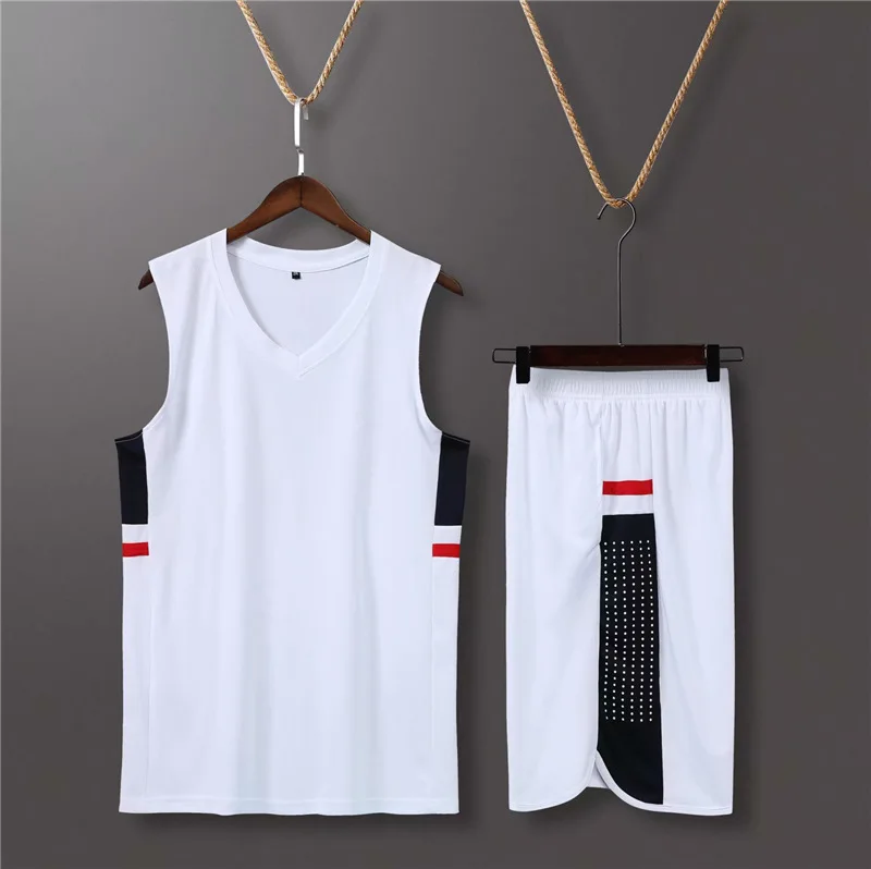 White Not Custom Молодежная форма для баскетбола, Мужская детская дешевая футболка для баскетбола, баскетбольная форма для колледжа - Цвет: White Not Custom