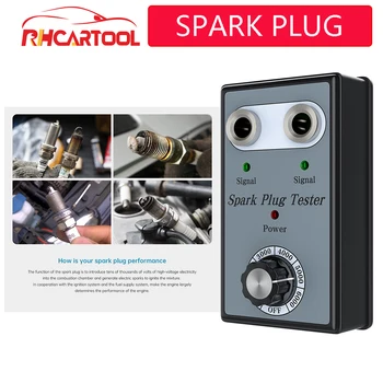 

OBD2 Car Dual Hole Car Spark Plug Tester Ignition Plug Analyzer Diagnostic Tool Car Spark Plug Tester Detector two spark plugs