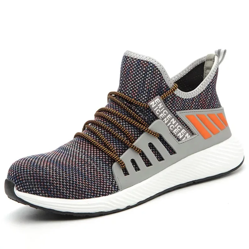 DEWBEST Safety Shoes Men Work Boots Construction Men's Outdoor Steel Toe Cap Shoes Men Puncture Proof High Quality Safety Boots7