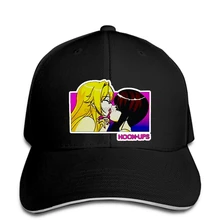 Vtg 1990s приставки скейтборд стикер, изображающий поцелуй девочек Бейсбол кепки Перепечатка snapback шляпа с остроконечным