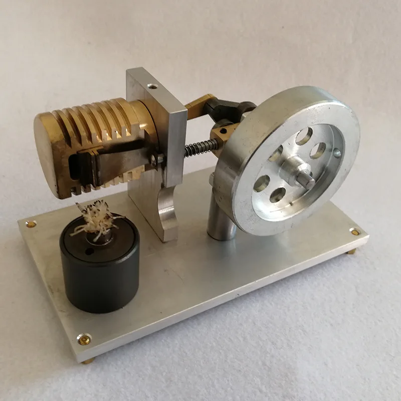 

(Accessories) Absorb Heat Stirling Engine Model External Combustion Micro Generator Engine Mini