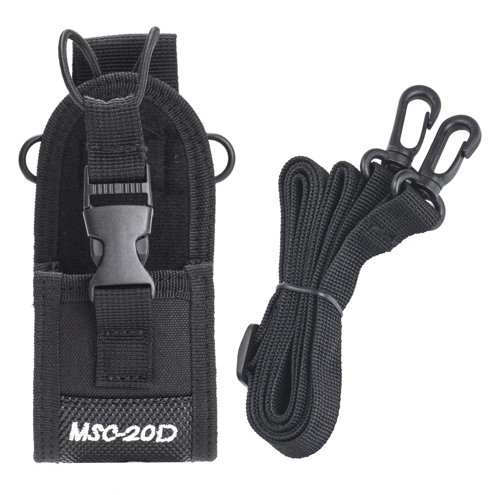 2Pcs Abbree MSC-20D Nylon Carry Case For Walkie Talkie BaoFeng UV-5R UV-5RA UV-5RB UV-5RC/5RE UV-B6 BF-888S TYT Mototrola Radio