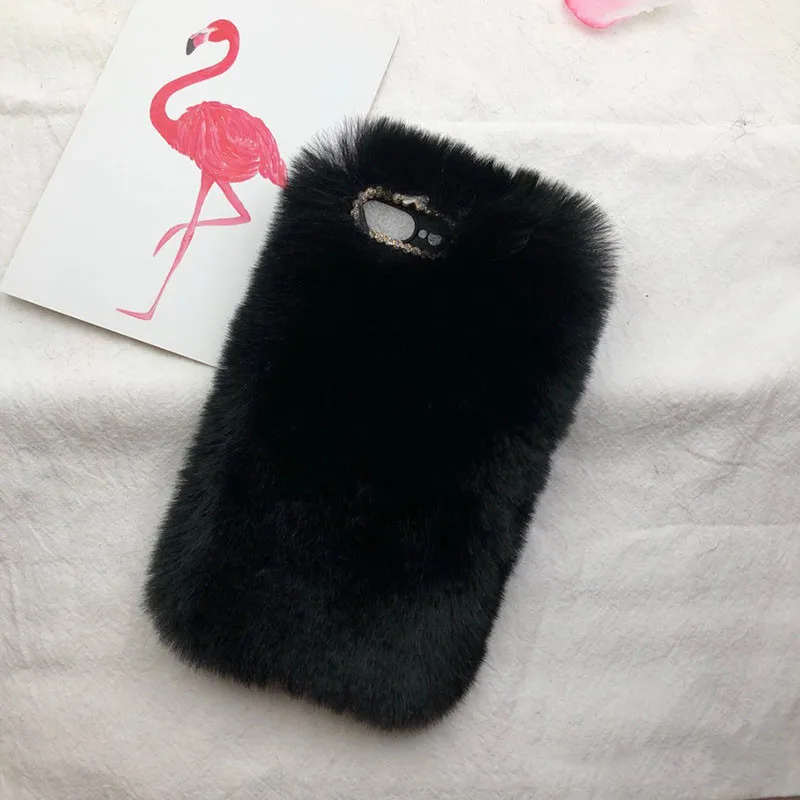 Роскошный зимний чехол из кроличьего меха для huawei P20 P30 mate 20 10 Lite Pro P Smart Z P8 P9 P10 Plus Lite, Модный чехол