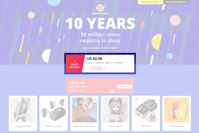 AliExpress' 10th Anniversary sale guide | AliExpress Blog