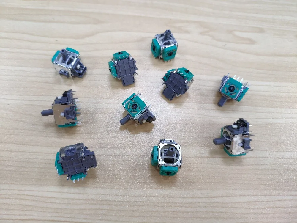100Pcs Replacement 3D Analog Joystick For Nintend Switch NS Pro Controller Thumb Stick Joystick Sensor Module 