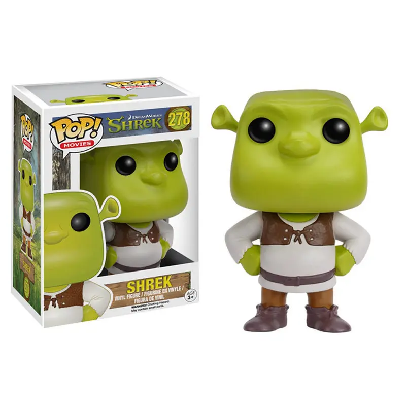 

Funko Pop Shrek 278# 10cm PVC Action Toy Figures Brinquedos Collection Original Box Model for Children Gift Hot Toys