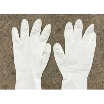 

50pairs/Bag White Disposable Latex Gloves Household Cleaning Product Non-Slip Acid And Alkali Laboratory Rubber Latex Gloves