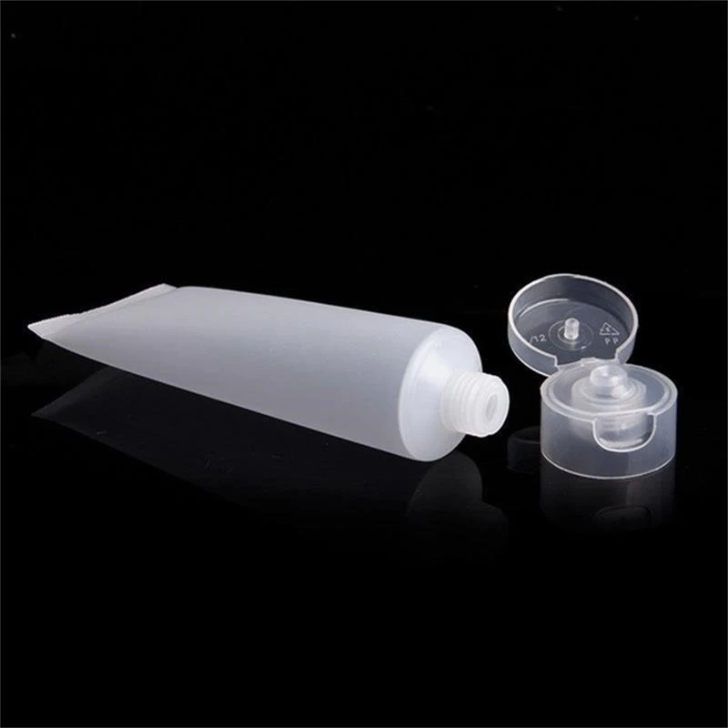 Refillable Tube Scrub Matte Empty Cosmetic Bottle Soft Tubes with Cap Travel Squeeze Make Up Container Refillable Bottles 100ml