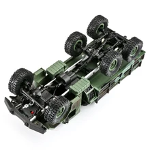 Игрушечная модель детский грузовик RC автомобиль подарок светодиодный свет дети Моделирование камуфляж Четыре канала дистанционного управления внедорожник