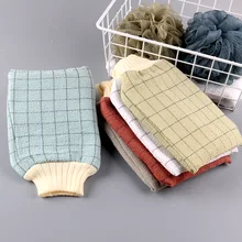 Банное полотенце двусторонний ровинг скраб для ванной перчатка простые напечатанные перчатки для ванной отшелушивающая губка для ванны