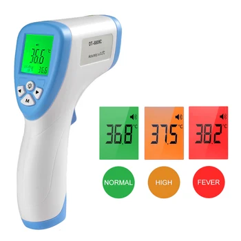 

Digital Non Contact infrared thermometer Laser Gun Pyrometer IR aquarium Temperature Tester DT-8809C Color LCD Display