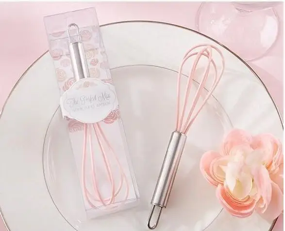 80PCS pink blue baby shower favor whisk egg beater wedding bomboniere bridal shower favor birthday party gift keepsake