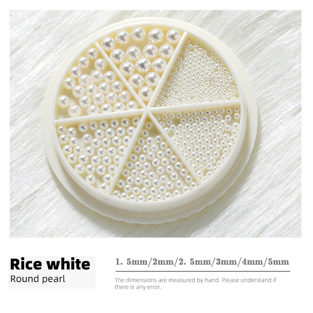 3D New nail decoration, three-dimensional half pearl, pearl,, decoration DIY beauty and nail products, DIY, various sizes 04