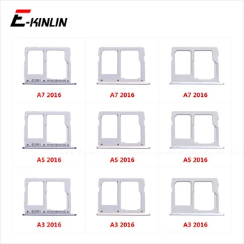 

Sim Card Socket Slot Tray Reader Holder Connector Micro SD Adapter Container For Samsung Galaxy A3 A5 A7 2016 A710 A510 A310
