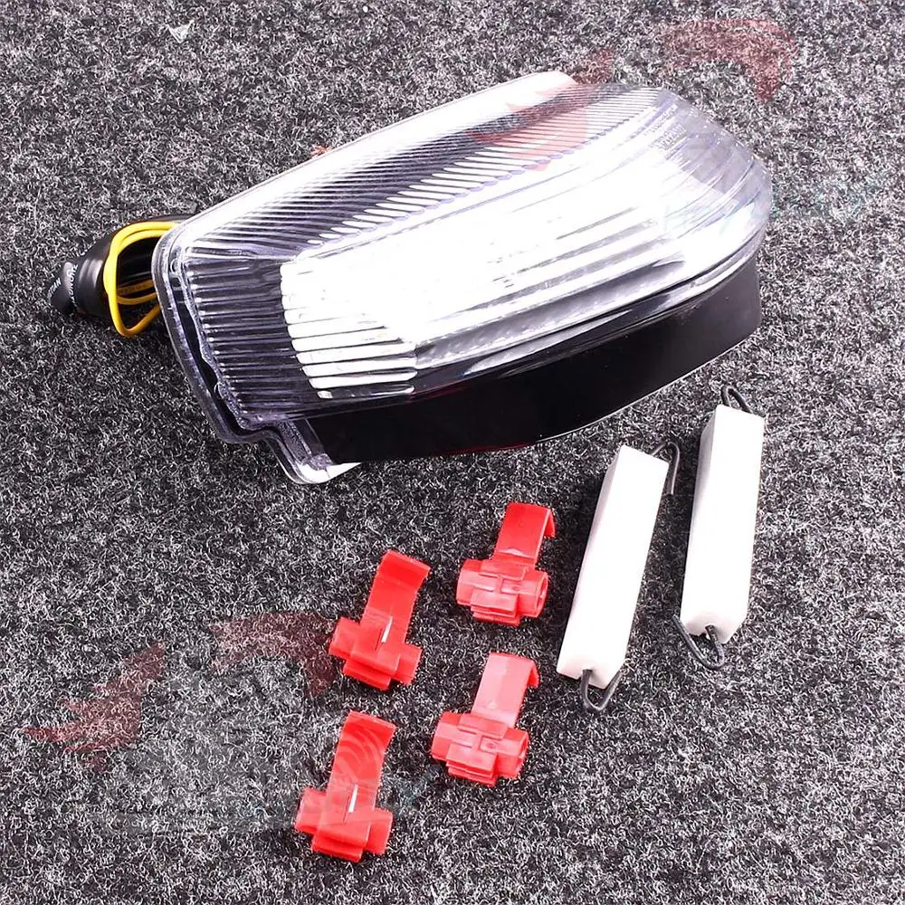 Cветодиодные задние фары мотоцикла встроенные Сигналы поворота для Honda CBR600RR 2007 2008 2009 2010 2011 2012