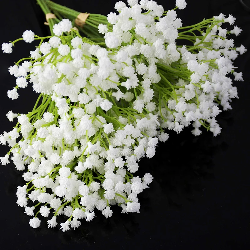 

1pc 20cm White Babys Breath Artificial Flowers Fake Gypsophila Bouquet Wedding Flower DIY Bride Bouquets for Wedding Decoration