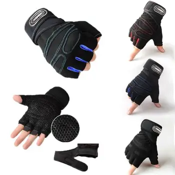 

Fashion Weight Lifting Gym Gloves Training Fitness Wrap Workout Sports