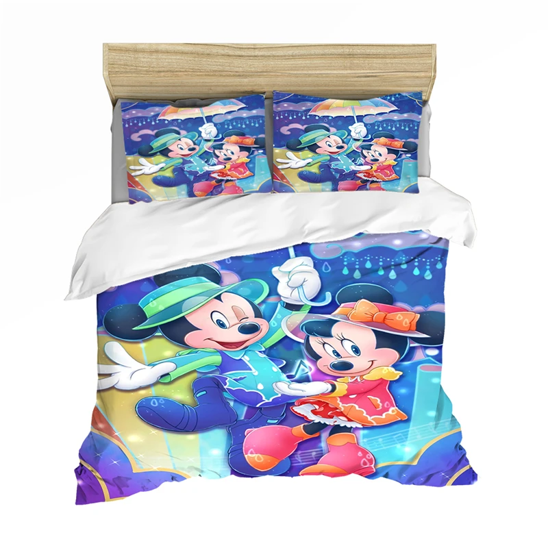 47 Mickey Mouse Bedding Set Queen King Size Bedding Set Children Boy Girl Kds Duvet Cover Pillow Cases Comforter Bedding Sets - Цвет: 47
