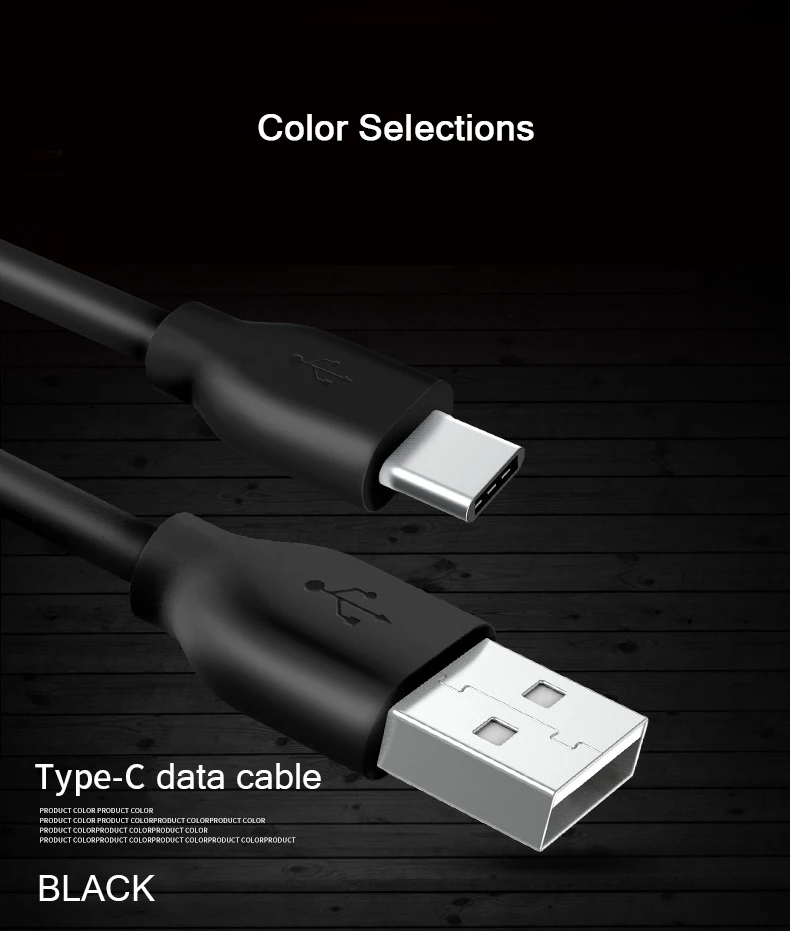 2а type-C кабель для быстрой зарядки для мобильного телефона USB C кабель передачи данных для телефонов Android USB3.1 0,25 M 1M 2M 3M