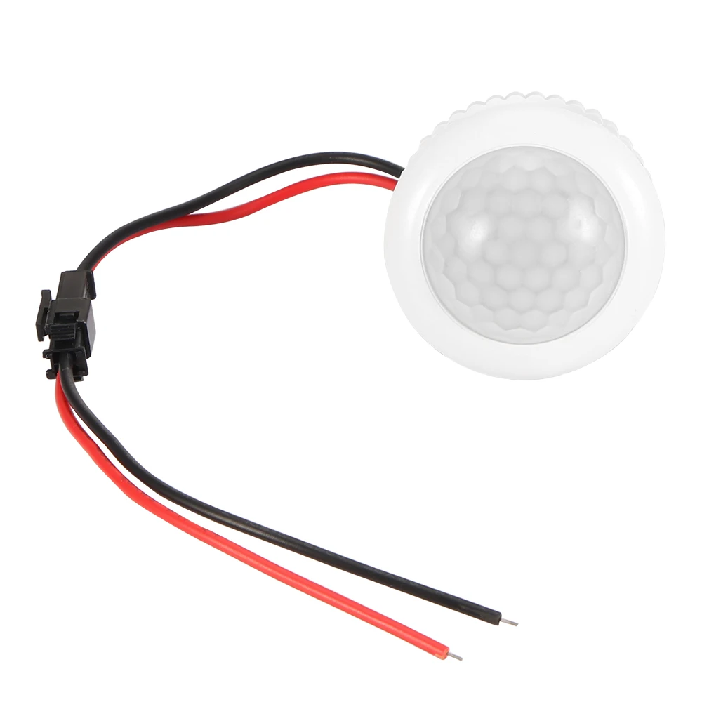 

LED Lamp Switch 110v 220V 50HZ PIR IR Infrared Human Induction Light White Control Ceiling Light Motion Sensor On /Off Top