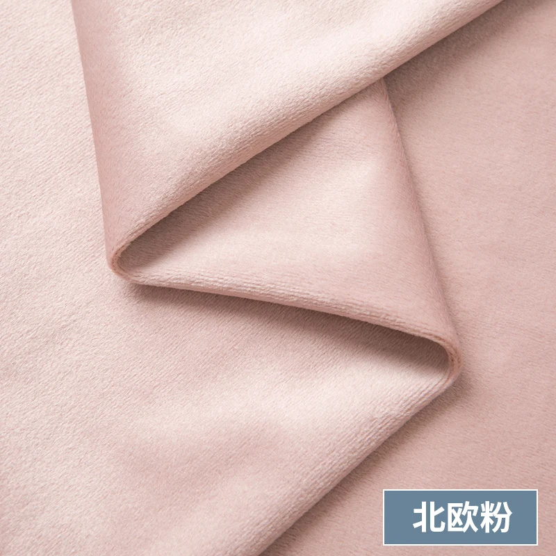 Thickened Velvet Fabric By The Meter for Sewing Clothing Curtains Pillowcases Sofa Covers Tablecloth Plain Black White Blue Red