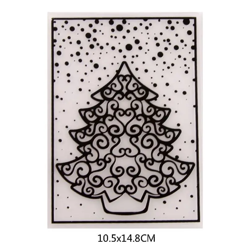 Dot Tree пластиковая папка для тиснения шаблон DIY скрапбук фотоальбом для создания карт