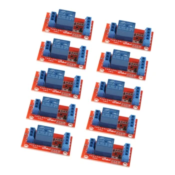 

10Pcs 3V 1 Channel Relay Module with Indicator Light for Arduino ARM PIC AVR MCU