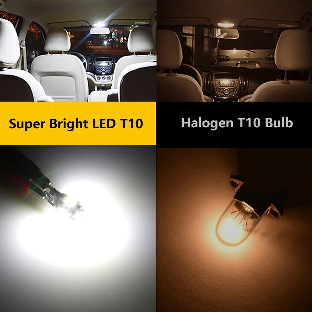 10 x W5W T10 LED ���� �ڵ��� ���׸��� ����, ���� ��Ŀ�� 2 3 �ǽ�Ÿ ǻ�� ������ ���� S �ƽ� �󵥿� MK4 4 �ӽ��� �̽������� Ʈ����