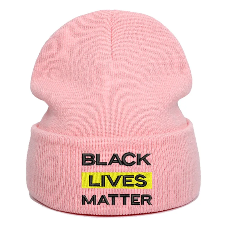Acrylic BLM Beanie Hats for Men Women 