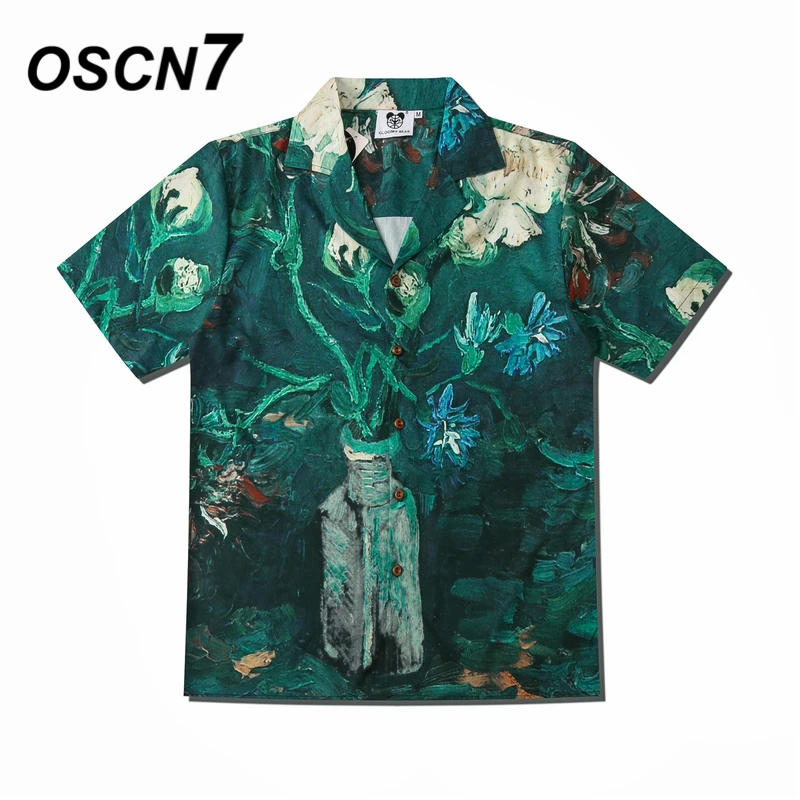 OSCN7 Casual Printed Short Sleeve Shirt Men Street 2020 Hawaii Beach Oversize Women Fashion Harujuku Shirts for Men CSD33 OSCN7 Casual Printed Short Sleeve Shirt Men Street 2020 Hawaii Beach Oversize Women Fashion Harujuku Shirts for Men CSD33