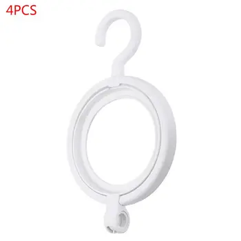 

4pcs Foldable Baseball Cap Hat Towel Bag Storage Holder Hook Hanger Closet Organizer Bathroom Kitchen