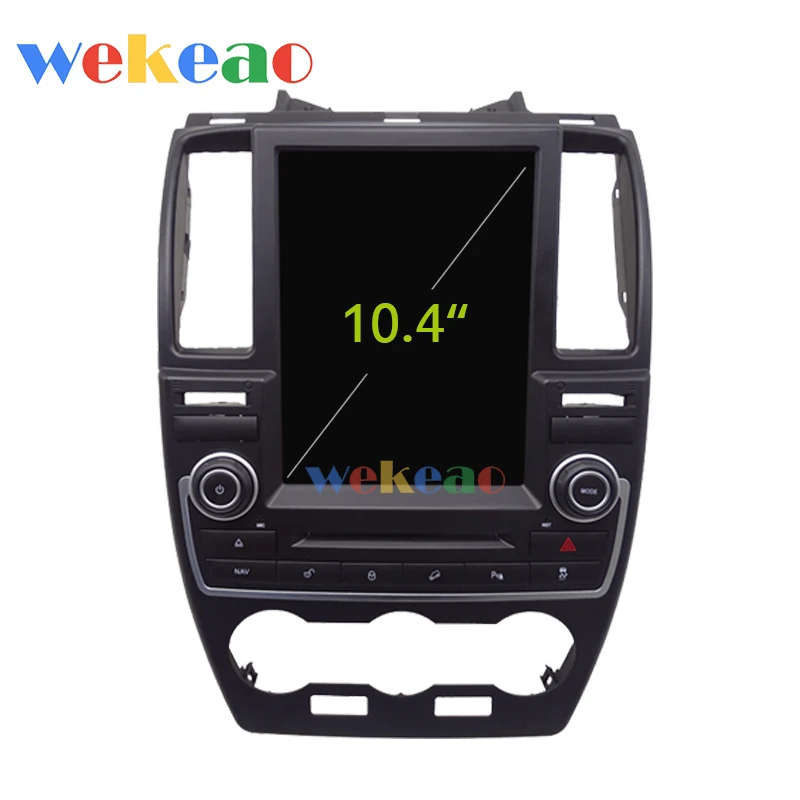 Wekeao вертикальный экран 10,4 ''Android 8,1 автомобильный Dvd мультимедийный плеер для Land Rover Freelander 2 Радио Automotivo 2007