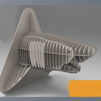 

Trophy shark 3D model CNC laser cutting file CDR format file vector design drawing