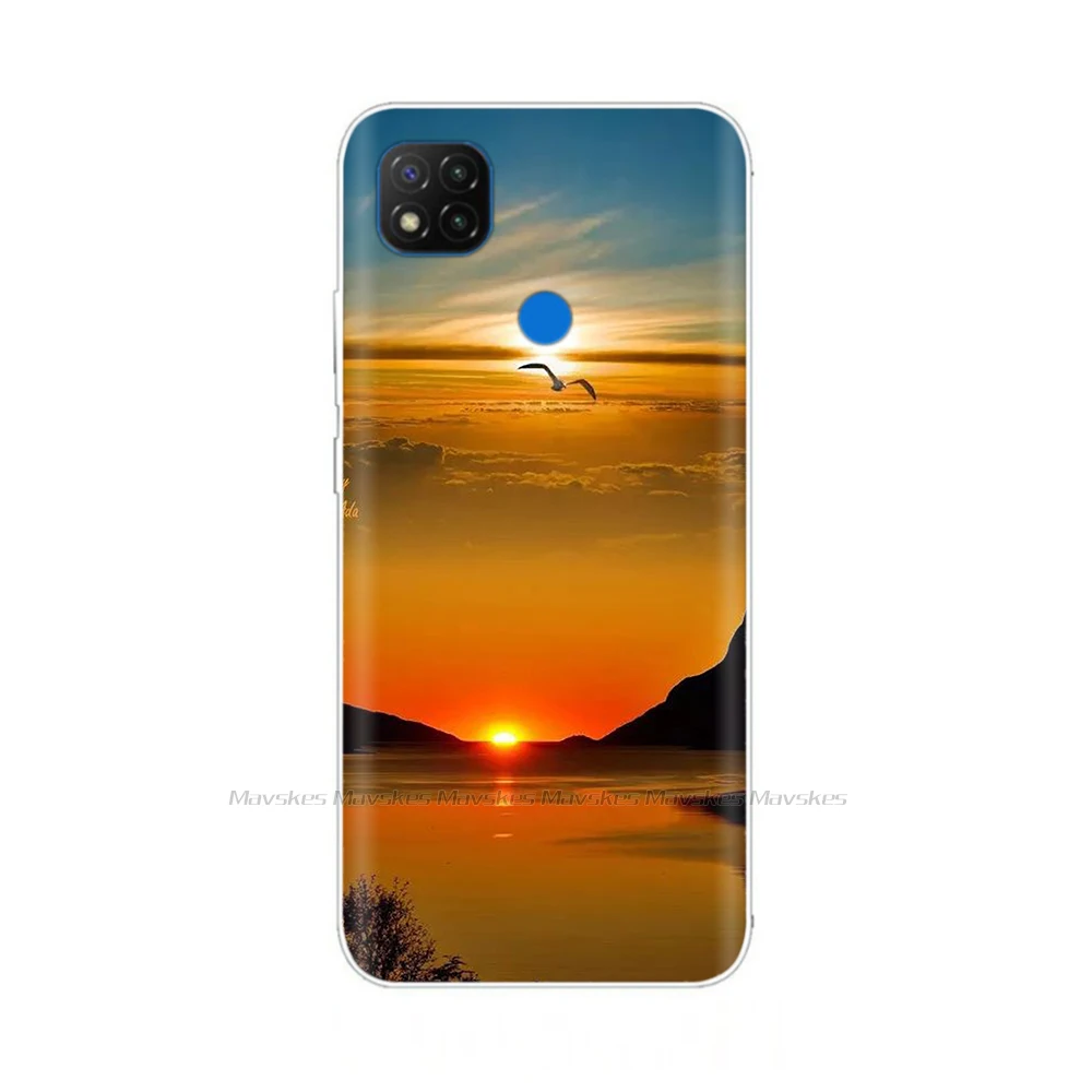 case for xiaomi For Xiaomi Redmi 9C NFC Case Soft TPU Silicon Phone Back Cover for Redmi 9C Case redmi9c 9 C Printed Etui Bumper Fundas Coque xiaomi leather case chain Cases For Xiaomi