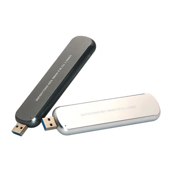 

Portable Hard Drive Enclosure USB3.1 to M.2 NVMe HDD Case SSD Enclosure Aluminum Alloy Mobile Hard Drive Case