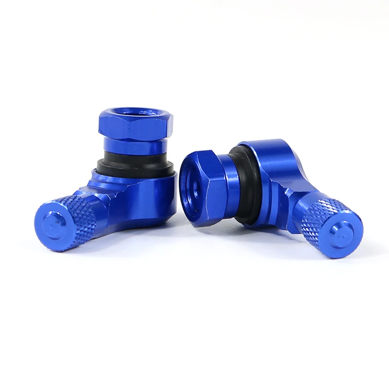 blue Для YAMAHA YZF600R ThunderCat мотоцикла CNC колеса бескамерные шины клапан Стебли 11,3 мм 90 градусов Алюминиевый сплав клапаны - Цвет: blue