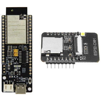 

2pcs Esp32 Cam Wifi Camera Module Development Board & 1pcs T-Koala Esp32 Wifi Module 4Mb Development Board