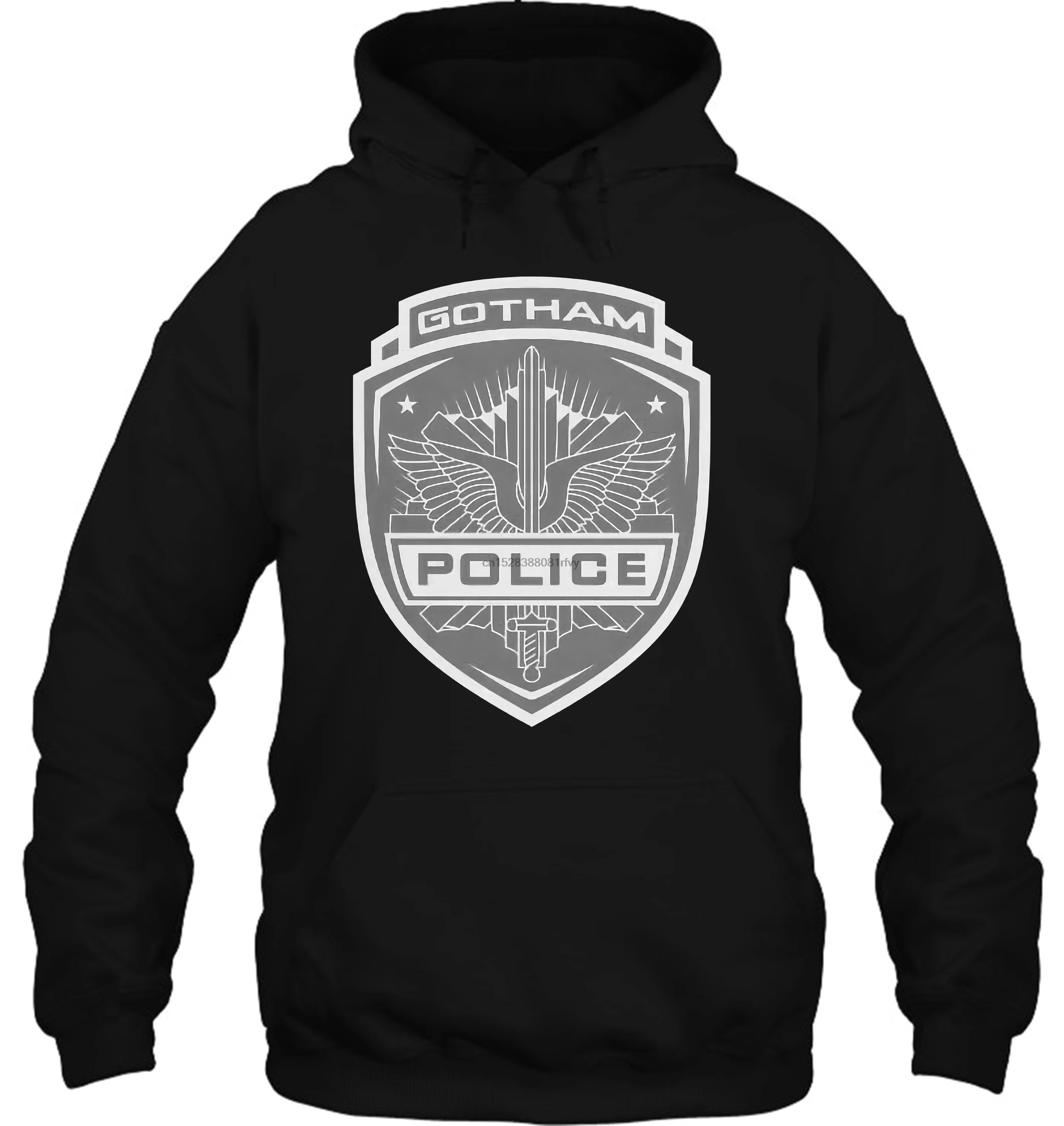 Мужская толстовка с капюшоном Gotham City Police DELETE, Мужская футболка GCPD Из Темного рыцаря, ретро черный, топы для женщин, уличная одежда