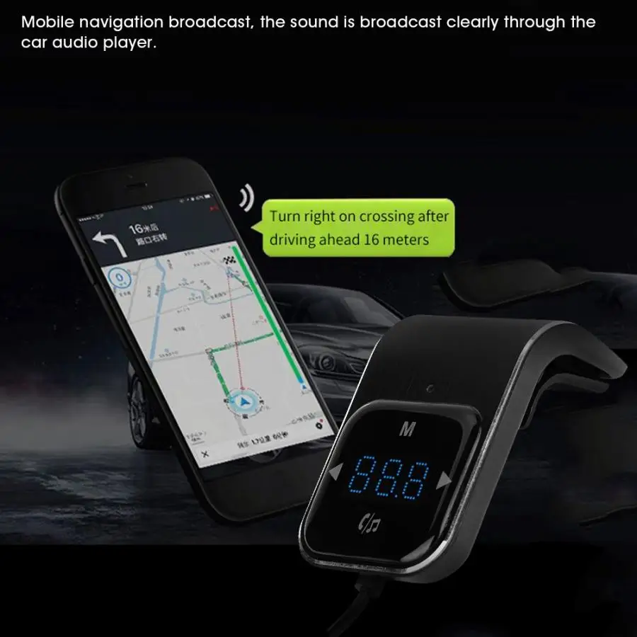 Автомобильный MP3 музыкальный плеер с Bluetooth и системой «Хендс-фри» для аудио FM передатчик автомобиля MP3 музыкальный плеер автомобиль авто аксессуары 12 V-24 V