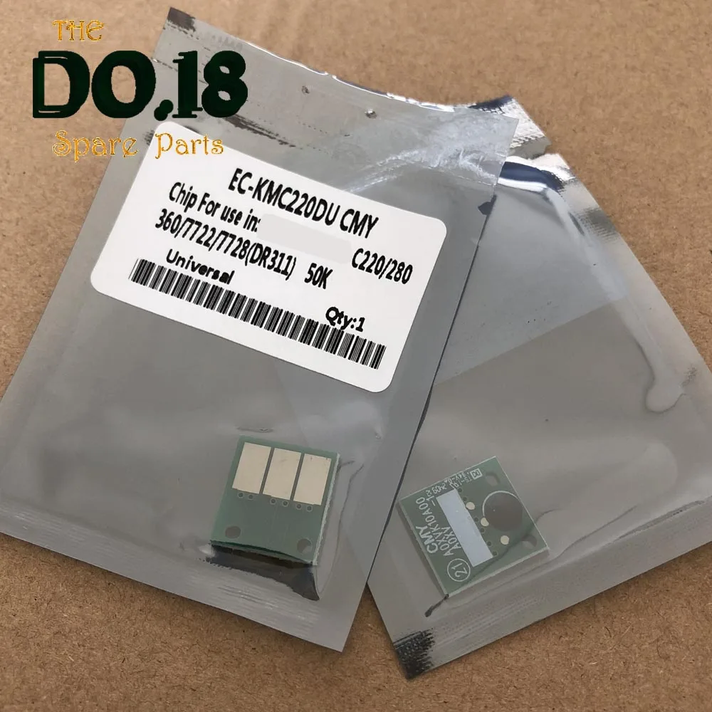 Барабанный чип DR311 DR 311 для Konica Minolta Bizhub C360 C280 C220 C 220 280 360 сброс устройства