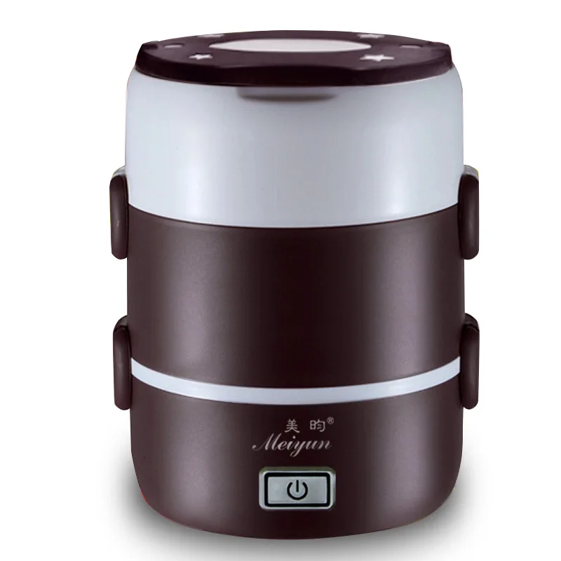 

Mei Yun Three Layer Electric Lunch Box Mini Rice Cooker Electronic Insulated Cooking Heating Container Small Appliances Gift