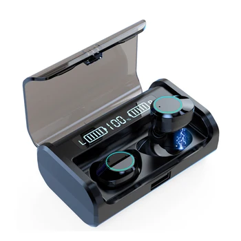 

EWA Bluetooth Earphones G02 Earphone Wireless IPX7 Waterproof Touch Earbuds Headset 3300mAh Battery LED Display Type-c Charge