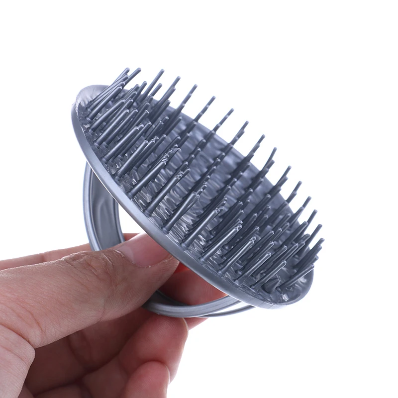 

Comb Bath and Scalp Massager Head Care Shower Hair Shampoo Brush Comb Silicone Massage Scalp Anti-skid Hairbrush Shampoo Massage