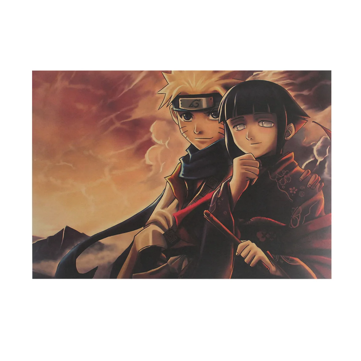 

[A1206] Naruto 09 Nostalgic Retro Kraftpaper Poster Bar Cafe Decorative Painting