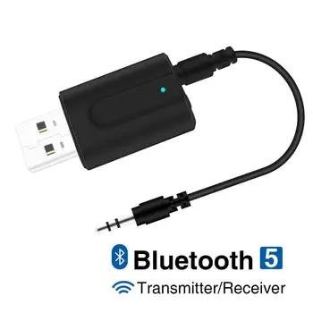 

2 In 1 Bluetooth 5.0 Audio Receiver Transmitter Bluetooth AUX RCA USB 3.5mm Jack For TV PC Car Kit Wireless Adapter