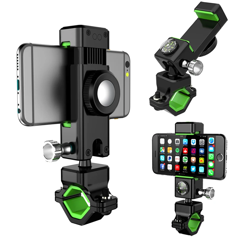 

Universal Bike EBike Motorcycle Handlebar Mobile Phone Mount Bicycle Holder Cycling Stand Clamp With GPS Compass Support Moto