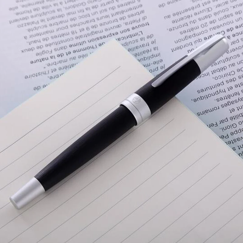 

Picasso 961 Black Simmel Gate Bridge Aluminum Super Smooth Fountain Pen Iridium Fine Nib For Business With Gift Box